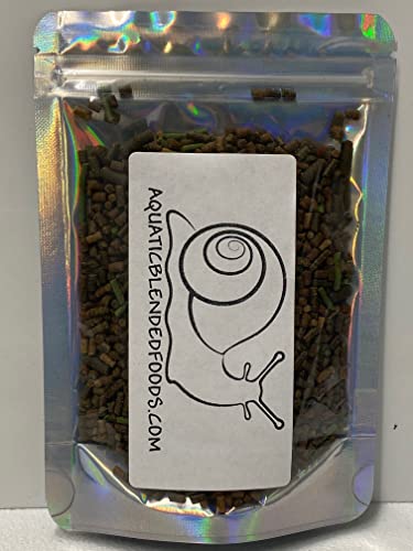 Abf Freshwater Snail Food Mix - Snail,Shrimp,Fish & Crayfish Food - Abf1 (32Oz - 2 Lbs.) - Mini Spirulina Wafers & Calcium #TOP28