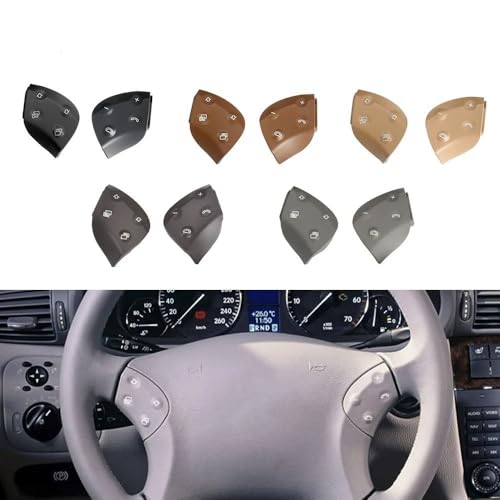 Garniture Touches Bouton Volant Benz W203 Solution Boutons Collants Usés