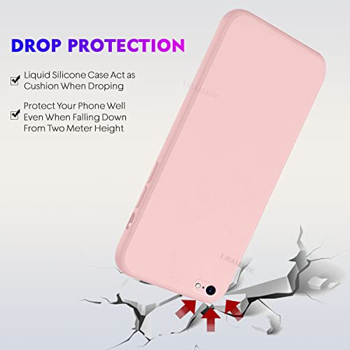 Image of LIRAMARK Silicone Soft Back Cover Case for Apple iPhone 6 / iPhone 6s (Silicone Pink)