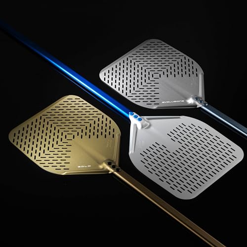 GI. Metal roccbox/uuni/uuni Pro Kurzer Drehen schälen, in 20 cm Kopf, 75 cm Griff