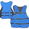 4 Pack Life Jacket Paddle Vest; Coast Guard Approved Type III PFD Life Vest Flotation Device; Jet ski, Wakeboard, Kayak; Ideal Extra Life Jacket for Pontoon Boat