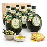 Aceite de oliva virgen extra arbequina pack 6 x 750 ml botella de plástico | aove gourmet aromático extraído en frío | aceite premium español para cocina | sancho la mancha, dop campo de montiel.