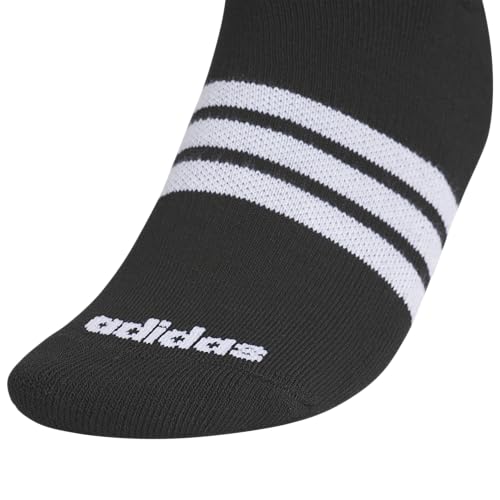 Image of adidas Cushioned No Show Socks 3-Pairs Durable & Comfortable