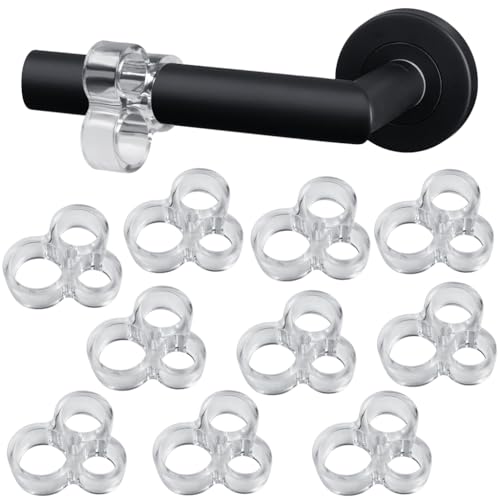 YOYUSH Türgriff-Stoßstangen, 10 PVC klare Stoppern zur...