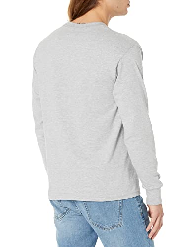 Image of Hanes Men's Beefy Long Sleeve Shirt, 1 or 2 Pack