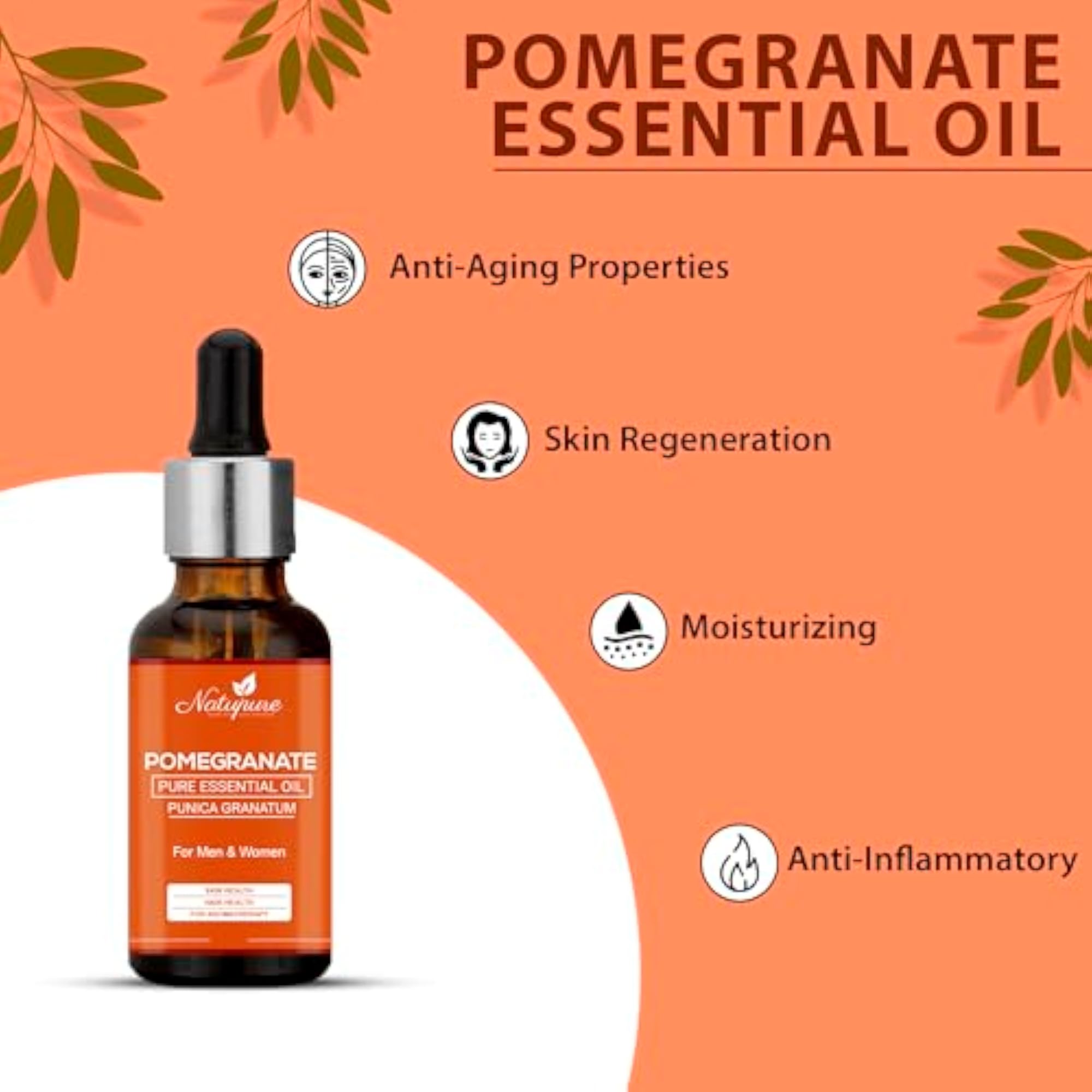 Natupure Pomegranate Essential Oil 15ml