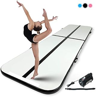 Murtisol 16ft Inflatable Gymnastics Training Mats Tumbling Mats 4 Inch Thickness for Home