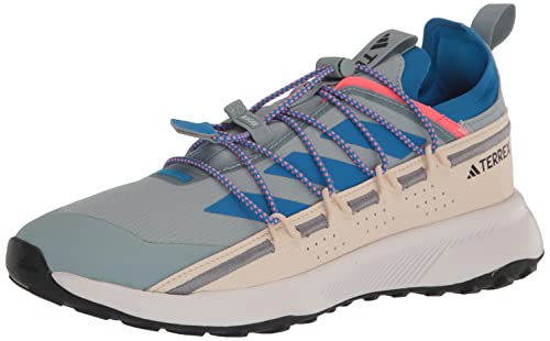 Adidas Men's Terrex Voyager 21 Ripstop Walking Shoe, Magic Grey/Blue Rush/Turbo, 7