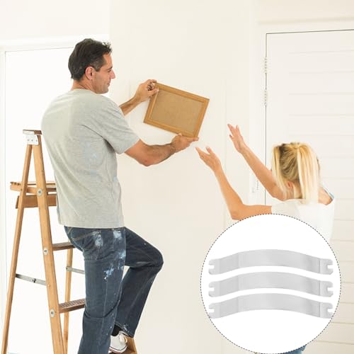 Image of STOBOK Picture Frame Backing Spring Clips 50Pcs Stainless Steel Frame Hardware DIY Picture Framing Tools for Hanging Photos and Artwork
