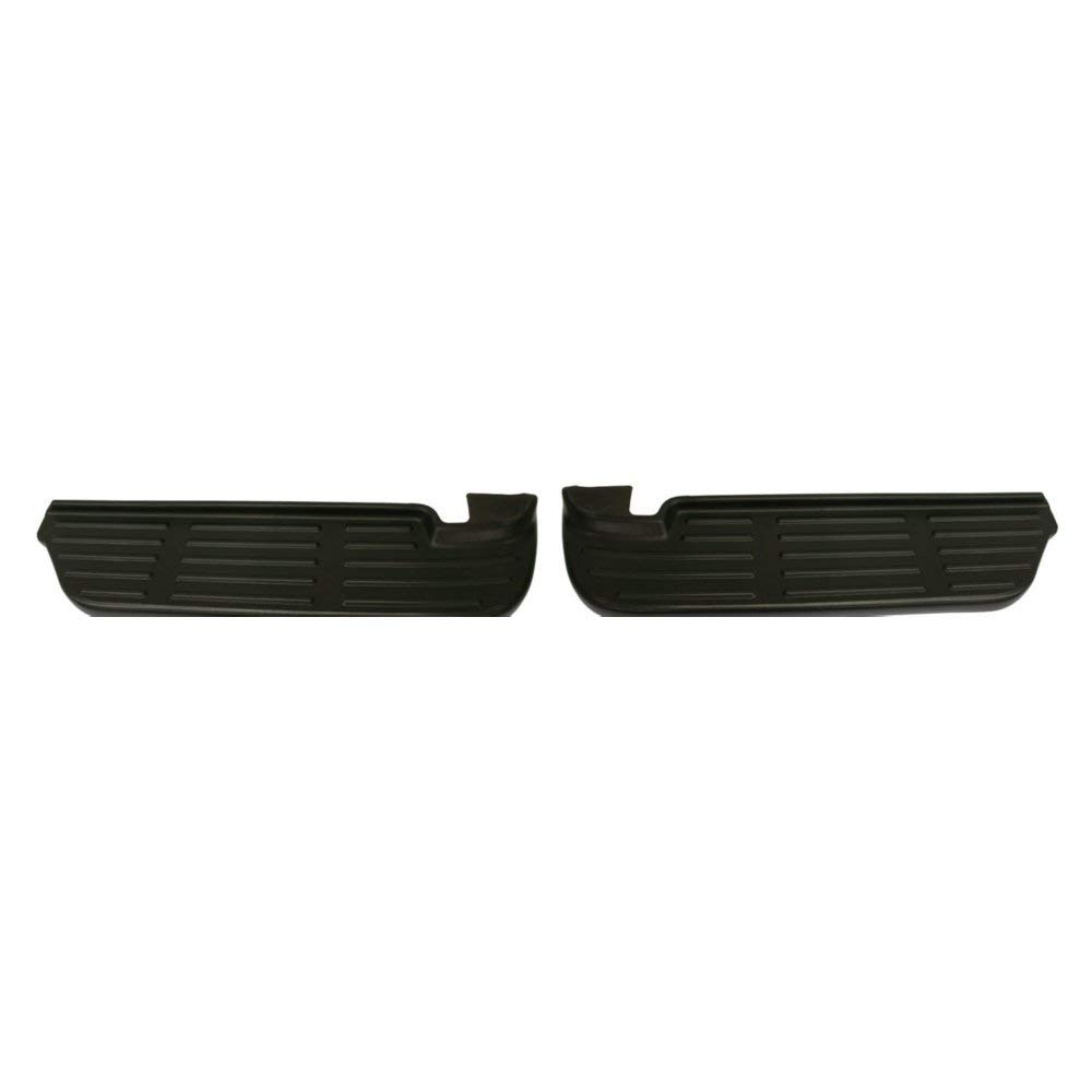 Evan-Fischer Bumper Step Pad compatible with Ford F-Series Super Duty 99-07 Rear Right and Left Upper Black ABS