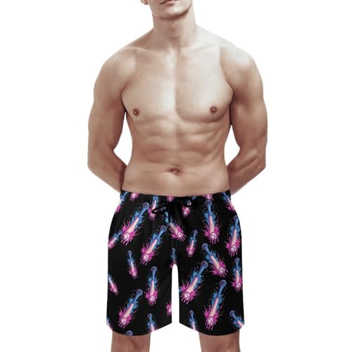 Baseball Dripping Mens Swim Trunks Quick Dry Beach Swimming Shorts with Mesh Lining and Pockets2