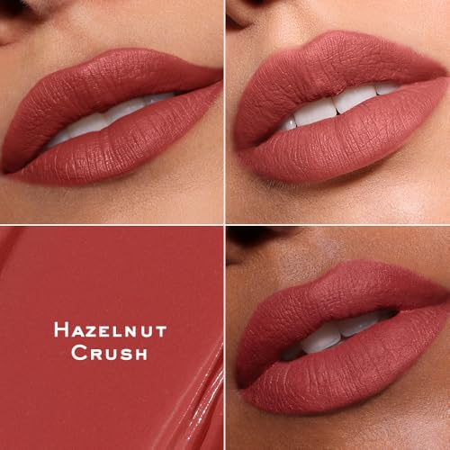 Image of Kiro Velvet Souffle Soft Matte Liquid Lipstick - Hazelnut Crush, 5ml | Hydrating, Weightless Mousse Texture | High-Pigment, Long-Lasting Matte Finish | Hydrating, Weightless Mousse Texture, High-Pigment, Long-Lasting Matte Finish