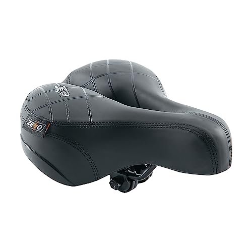 ZENO Bike Seat Saddle with Reflector, Black, 26cm x 23cm x 12cm - Image 3