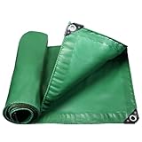 WLRHGl 防水シート 屋外 屋根 2 x 32.5 m ビニールシート 内蔵メッシュ繊維強化ロープたPVC両面防水 ロータス効果 両面防水漏れなし 超靭性 引裂き抵抗 車のタープと同等の品質 WLR010, グリーン