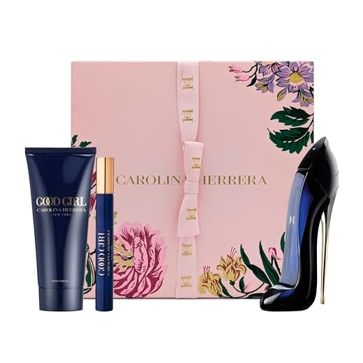 Carolina Herrera Good Girl - Juego de regalo de 3 piezas para mujer (Eau de Parfum Spray de 76.5 g + loción corporal de 96.4 g + 0.3 Eau de Parfum Mini Spray)