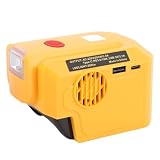 Inverter di Alimentazione Portatile per 206 205 204 Batteria, DC 18V a AC 220V 200 W Inverter Batteria con Porte USB, Tipo C e AC, LED LED 200LM
