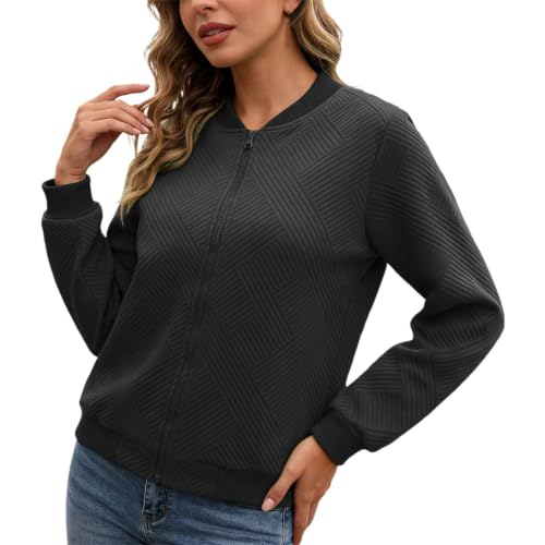 Veste courte femme mi-saison trouvez le confort d'un bomber zippé