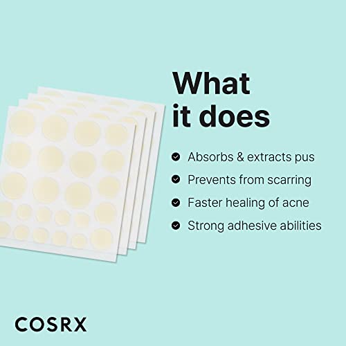 COSRX Master Patch Original Fit, 24 Pcs, parche de tratamiento facial antiacné Hidrocoloides Invisibles Absorbentes Parches de Acné