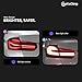 AoKeDing Tail Lights For BMW 2013-2019 F30 Refit G30 Taillights Non-Destructive Installation Start Running Water Steering Dual Reversing and Dual Rear Fog Lights Lamp(Red)
