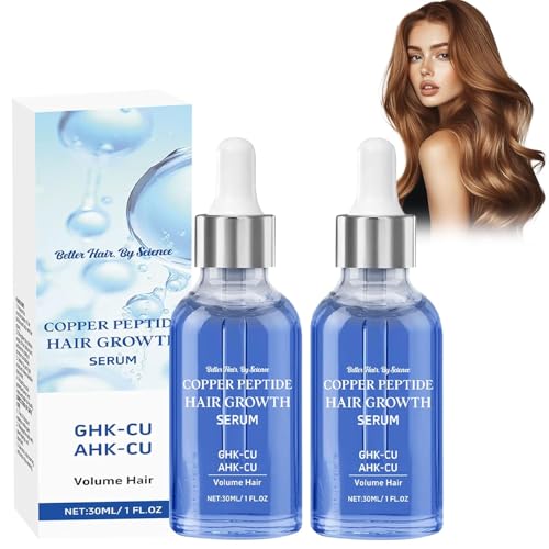 Suero Para Crecimiento Del Cabello, Con Péptidos De Cobre, 2 PCS Suero Tratamiento Del Cabello, Hair Care Serum, Sérum De Crecimiento Y Antipérdida Del Cabello