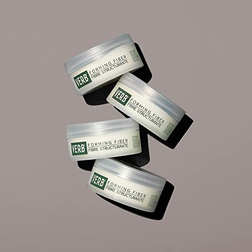 Verb Forming Fiber -Strong Hold And Texture - Matte Styling Balm For Men And Women -All Day Styling Paste For Wet Or Dry Hair -Styling Cream, 2 Oz #TOP3