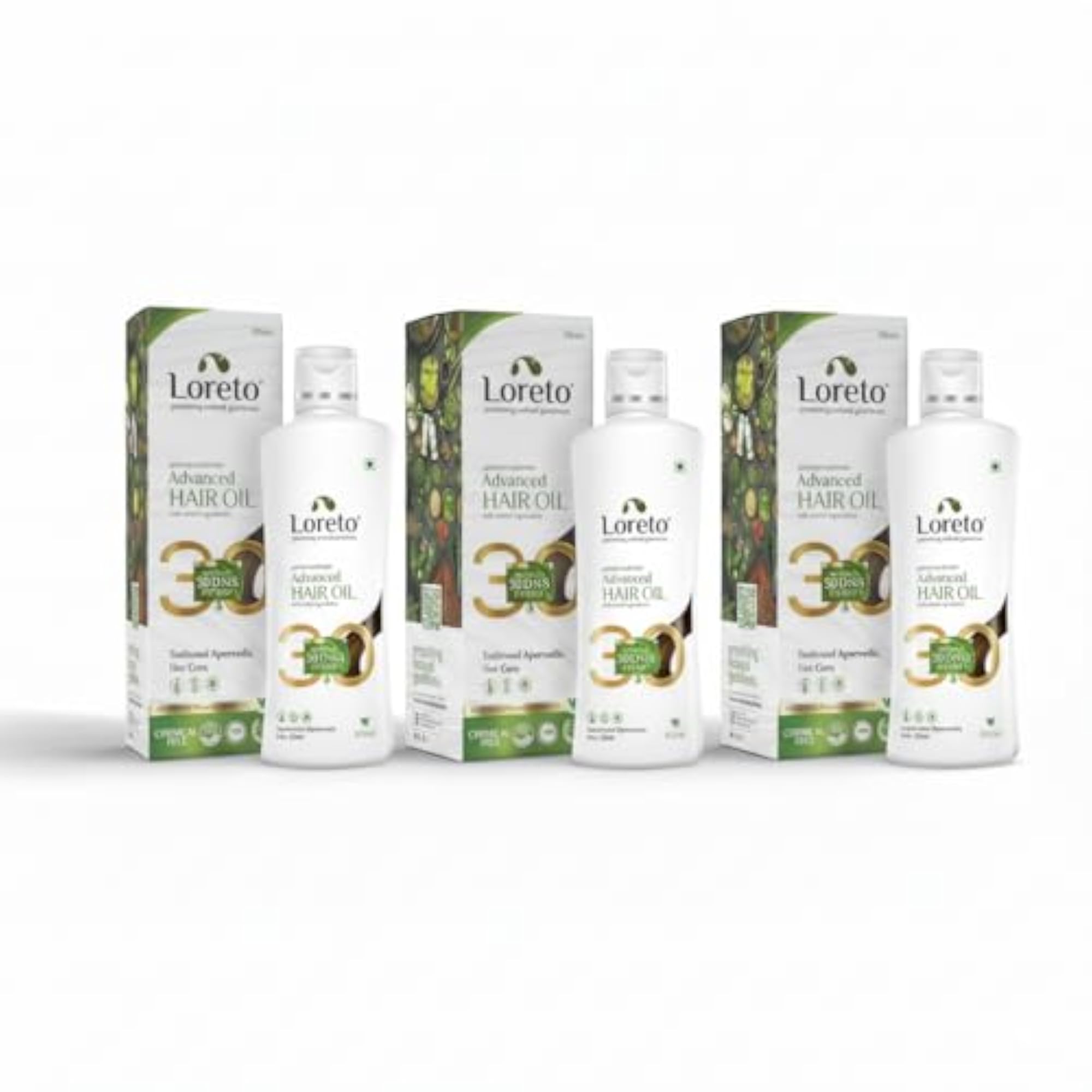 Advanced Coconut Hair Oil, Pack of 3 (100ml each)
