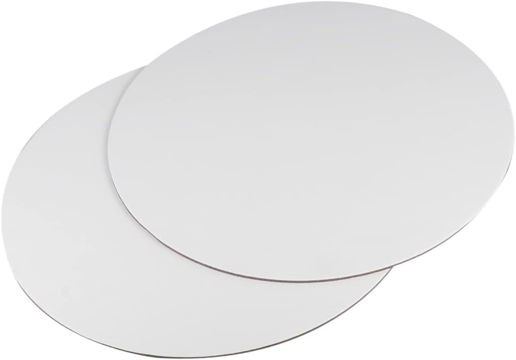 Levemolo 6pcs Round Canvas Boards for Oil Paint and Tempera Art Painting Panels for Artists and Students for Projects