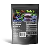 Go Nutra Bilberry Extract Powder European Bilberry 10:1 Strength Extract