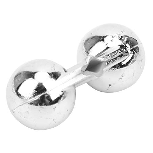 Sea Fishing Double Rattle, 40Pcs Portable Fishing Dual Rattle, Attractor for Sea/Fresh Water Luring Fish (Silver)
