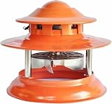 Ottimizzato for l'uso nel camino: questo ventilatore a tiraggio indotto dal camino crea una potente aspirazione for facilitare la rapida evacuazione del fumo, risolvendo efficacemente i problemi legati alle scarse prestazioni del camino.