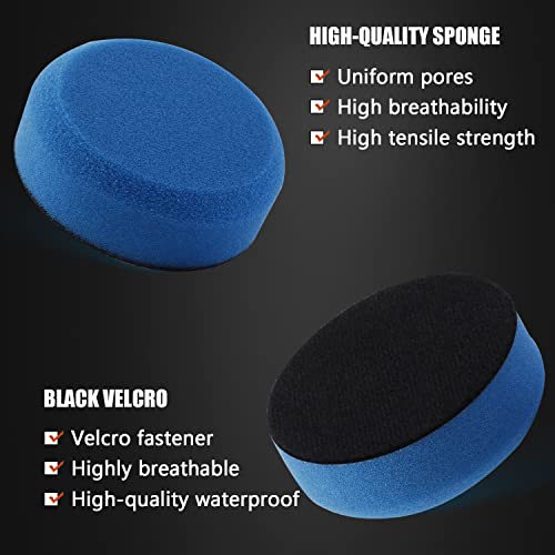 Polierschwamm, SPTA Schwammset, handgemachtes Schwammset, Polierschwämme，Polierpads, einschließlich DREI Härte-Schwämme und Mikrofaserentfernungstuch