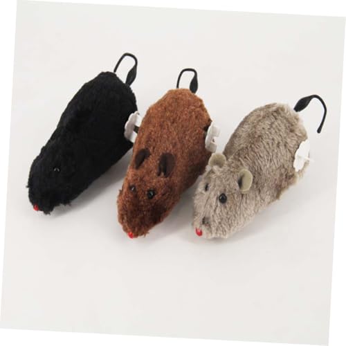 Ratón de cuerda para gatos Toddmomy peluche interactivo pack de 8 4