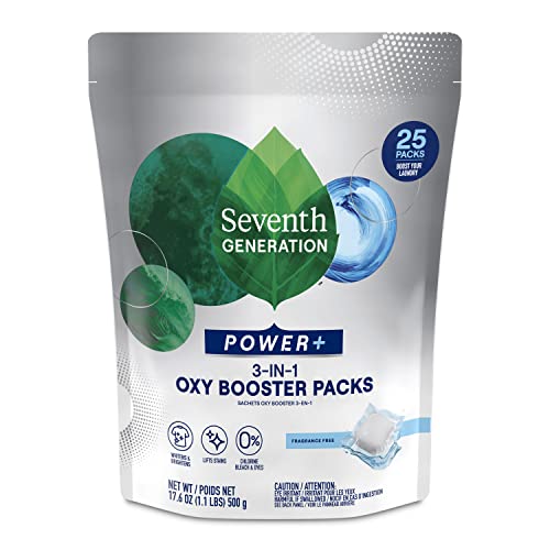 Seventh Generation Oxy Booster Stain Remover Packs, Fragrance Free, 25 Count - image 1
