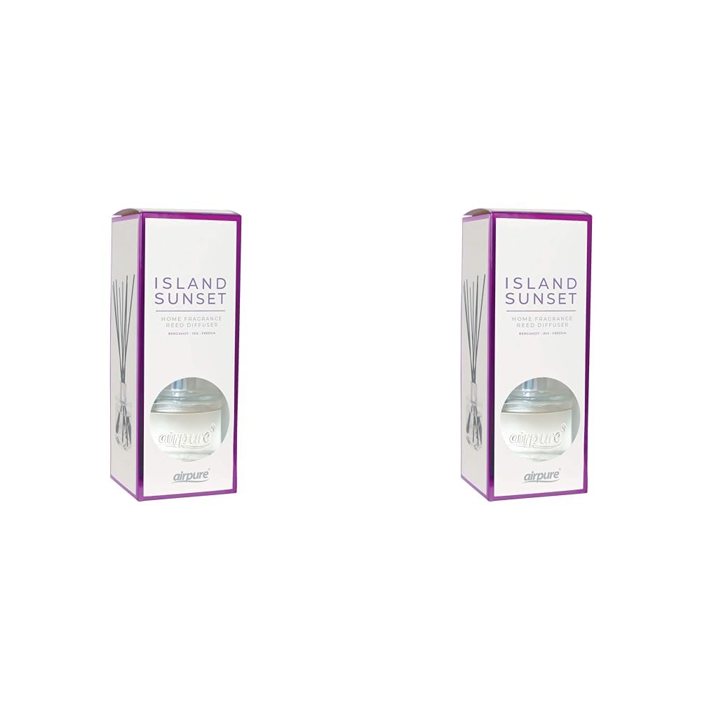 AIRPURE Reed Diffuser, 100ml Oil Set with Sticks, 8X Black Reeds, Continuous Room Scent, Diffusers for Home Use in Living Room, Kitchen or As Bathroom Freshener - Linen Room Fragrance — view 8