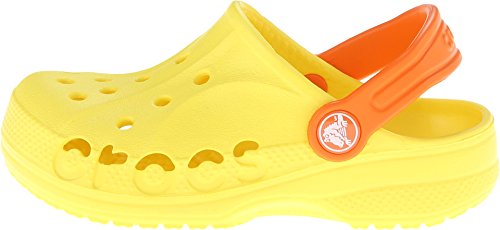 Image of Crocs Kids Unisex Baya (Toddler /Little Kid) Burst /Orange Clog /Mule 3 Little Kid M