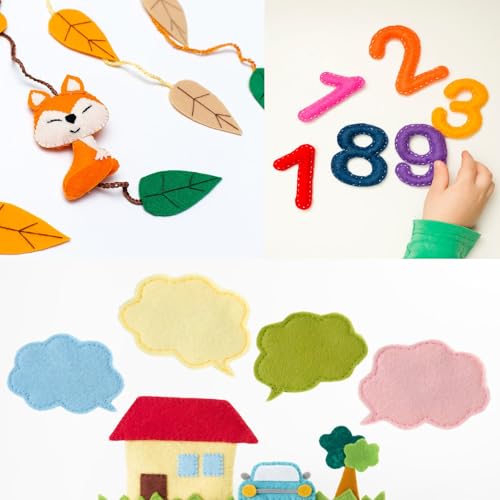 Premium White Acrylic Craft Felt - 36" x 36" Soft Woven Fabric Sheets for DIY, Sewing, and Art Projects 5 Premium White Acrylic Craft Felt - 36" x 36" Soft Woven Fabric Sheets for DIY, Sewing, and Art Projects - Image 4