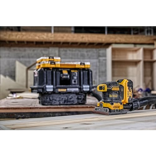 DEWALT DCW200N-XJ 18V XR Brushless 1/4 Sheet Palm Sander (Bare Unit) 10 DEWALT DCW200N-XJ 18V XR Brushless 1/4 Sheet Palm Sander (Bare Unit) - Image 10
