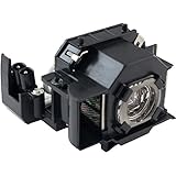 JASPERTRONICS OEM Lamp & Housing for The Epson Powerlite 82c Projector - 1 Year Full Support Warranty!