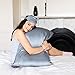 Yanibest Silk Pillowcase for Hair and Skin, Standard Queen King Pillow with Hidden Zipper, Soft Breathable Smooth Cooling Pillow for Sleeping