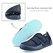 Imagen de Hsyooes Zapatos Diabéticos Mujer Zapatos Ortopédica Hombre Zapatillas de estar por casa Ensanchar Respirable Ajustable Artritis Edema Zapatos hinchados 46EU Azul-A