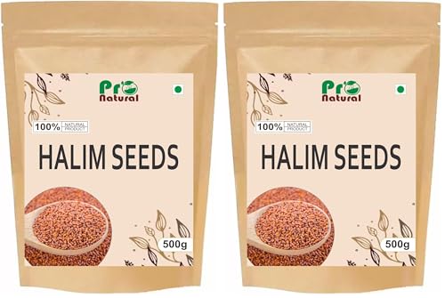 Image of Pronatural 500 gms Halim Seed|garden cress seeds |Asaliya Seeds - 100% Natural, Rich in Protein, Fiber & Iron, Supports Immunity, Digestion, and Ideal for Weight Management & Bone Health (Pack of 2)