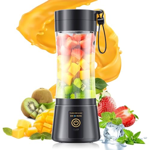 Cordless Portable USB Blender – 380 ml BPA‑Free Cup