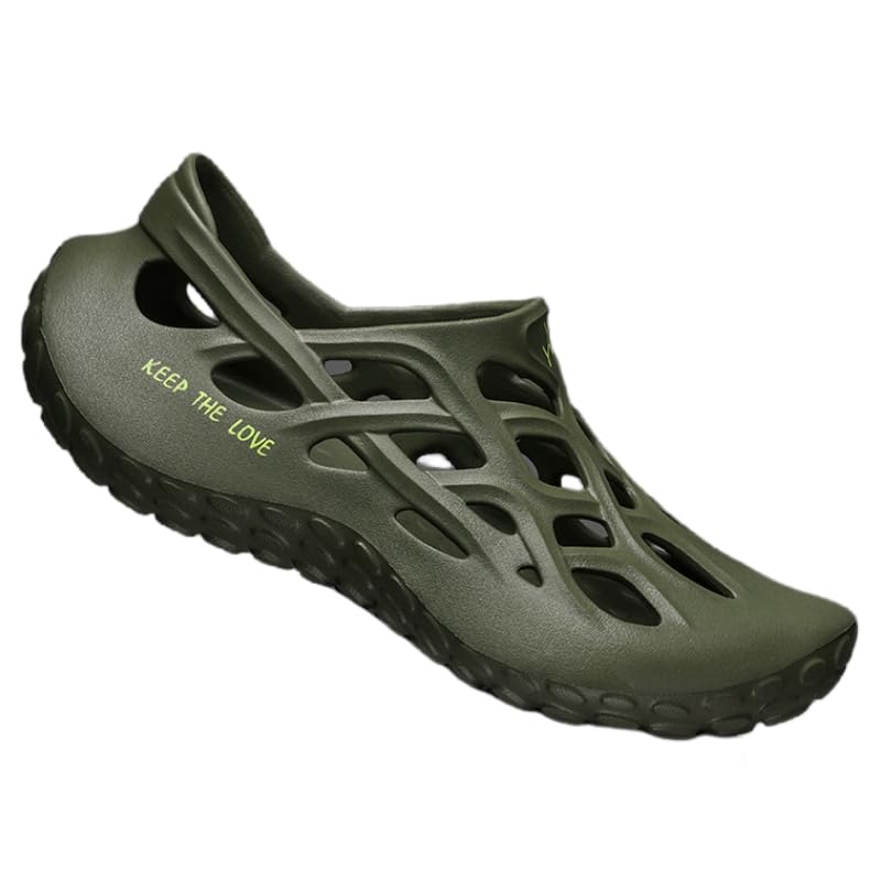 Men's Comfortable Style Slip-On Sports Sandals - Breathable and Anti-Slip, Suitable for Outdoor Activities and Driving, Fashionable Beach Shoes, Made of EVA Material