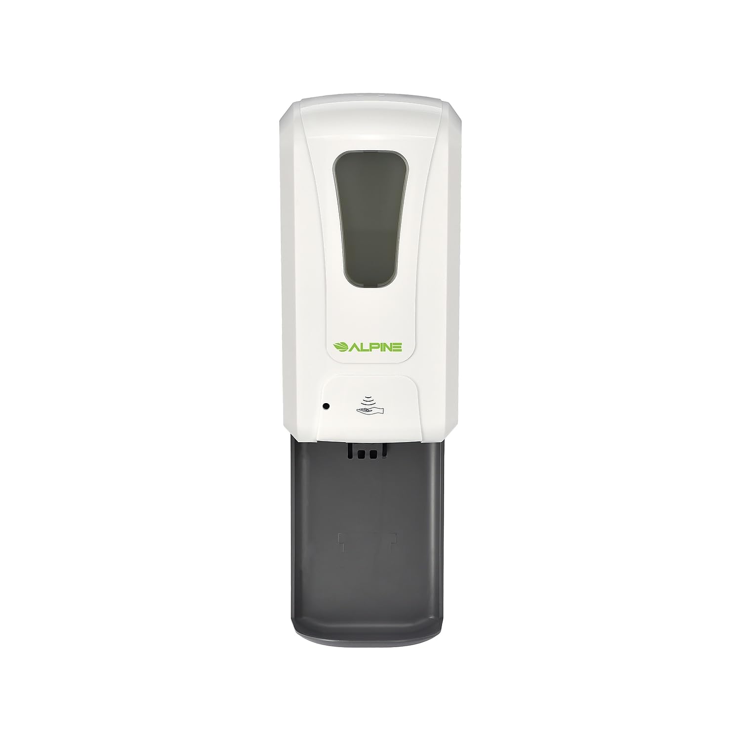 Alpine Industries - Automatic Soap Dispenser - Touchless Hand Sanitizer Liquid/Gel Dispenser with Floor Stand - Ideal for Restaurant, Hospital, School, Hotel, Kitchen and Bathroom -1200mL, White