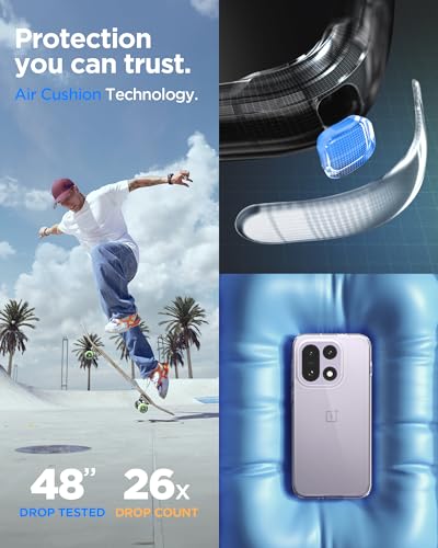Image of Spigen Ultra Hybrid | OnePlus 15 Case [Transparent] [Air Cushion Protection] OnePlus 15 Back Cover | TPU+PC - Crystal Clear
