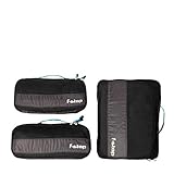 F-stop Packing Cell Kit with Large, Medium and Small, Black, 3-Pack