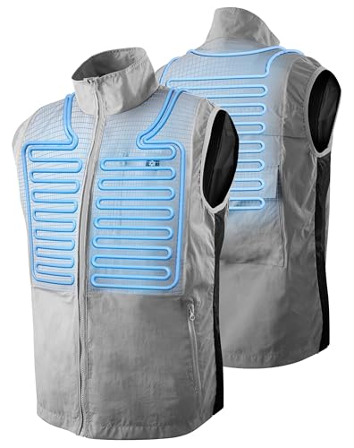 Gobi Heat Men's Canyon Cooling Vest Summer Cooling Lightweight, Breathable Gear with Ice Water Circulation3