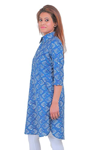 Image of Lili Printed Women's Tunic Design High Low Kurta's (S, M, L, XL, XXL)