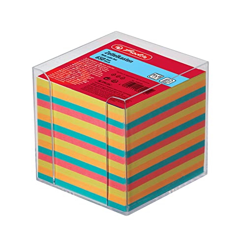 Materiale: plastica Herlitz Big 9 Box 650 fogli Trasparente Cube Note Box