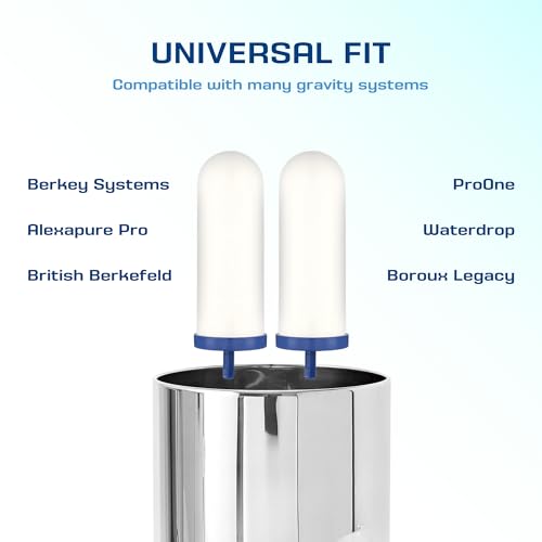 Filtres à eau par gravité Coldstream lot de 4 rechanges contre le calcaire et les sédiments - 4